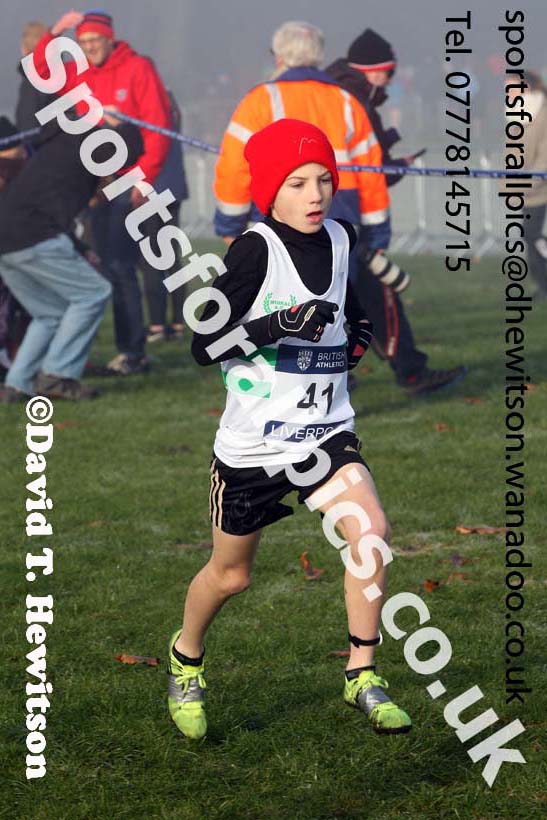 Boys and Girls under-11s, European Cross Country Trials, Sefton Park, Liverpool. Photo: David T. Hewitson/Sports for All Pics